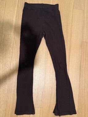 babaton soft pleated brown pants